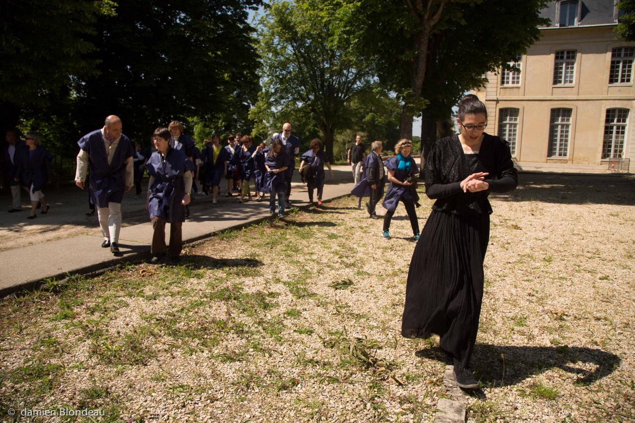 Le jardin et la cour des tilleuls - Photo Damien Blondeau