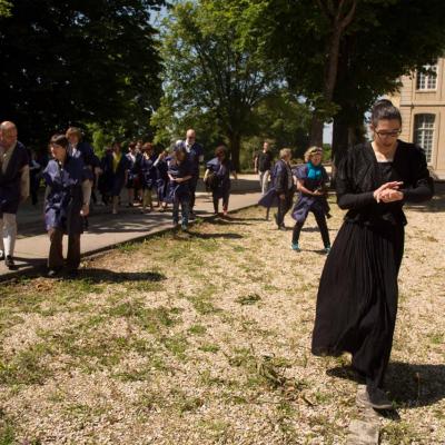 Le jardin et la cour des tilleuls - Photo Damien Blondeau