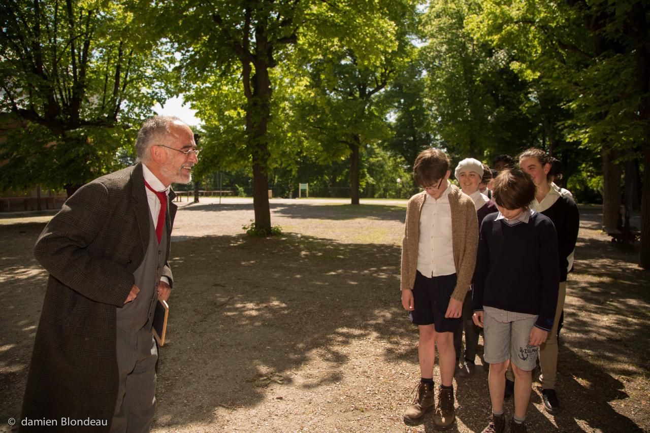 Le jardin et la cour des tilleuls - Photo Damien Blondeau