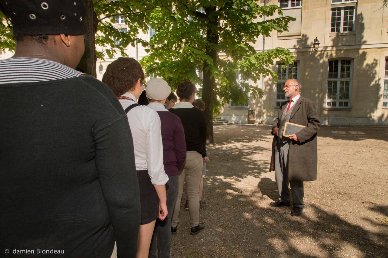 Le jardin et la cour des tilleuls - Photo Damien Blondeau